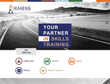 Tablet Screenshot of ikaheng.co.za